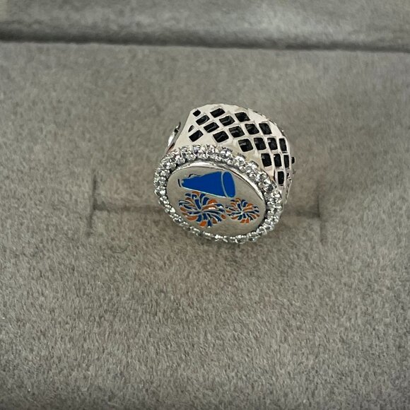 Pandora Dangle Charm Cheerleader Go Team!Charm - Picture 2 of 4